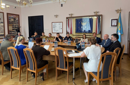 POSIEDZENIA WSPÓLNEJ DLA MIASTA GLIWICE I POWIATU GLIWICKIEGO KOMISJI BEZPIECZEŃSTWA I PORZĄDKU