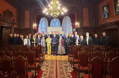 Spotkanie Księdza Biskupa Sławomira Odera z przedstawicielami władz lokalnych pracujących na terenie Diecezji Gliwickiej.