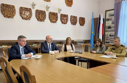 Spotkanie ze służbami, których rejon działania obejmuje powiat gliwicki.