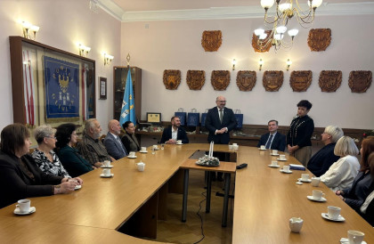 Świąteczne spotkanie z dyrektorami jednostek organizacyjnych Powiatu Gliwickiego.