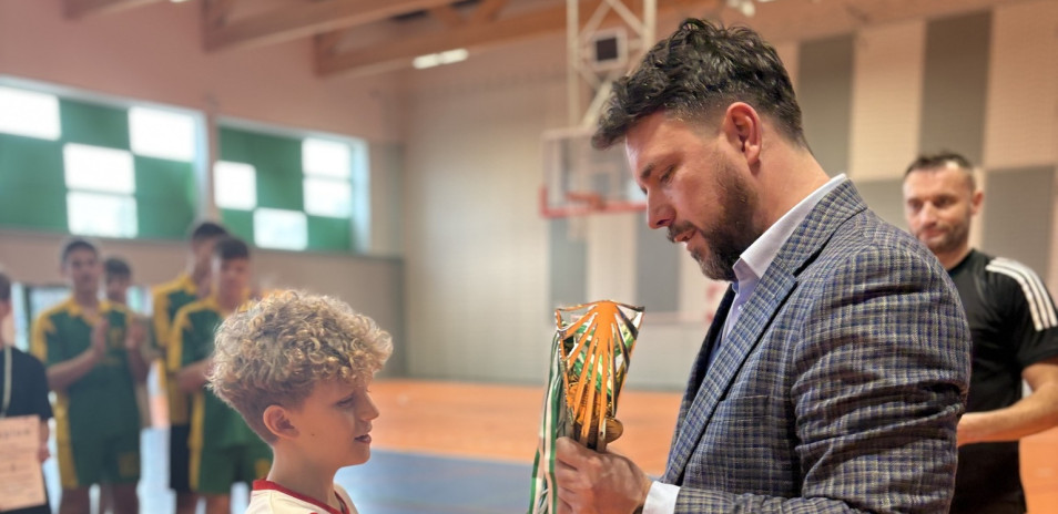 Finały Szkolnych Mistrzostw Powiatu Gliwickiego Igrzysk Młodzieży Szkolnej oraz Dzieci w piłce koszykowej chłopców